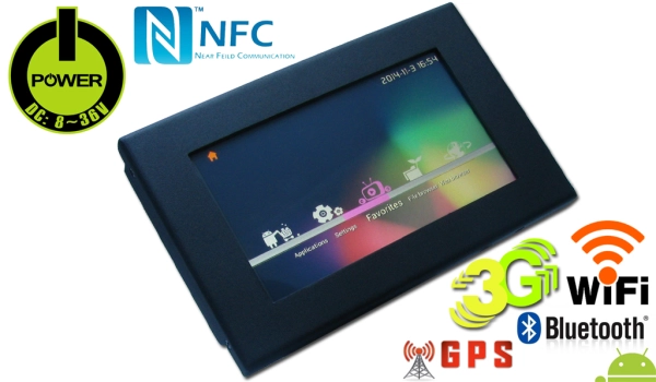 Industrial ANDROID Touch Panel PC AV-Panel 7 inch IP54 v.8.1