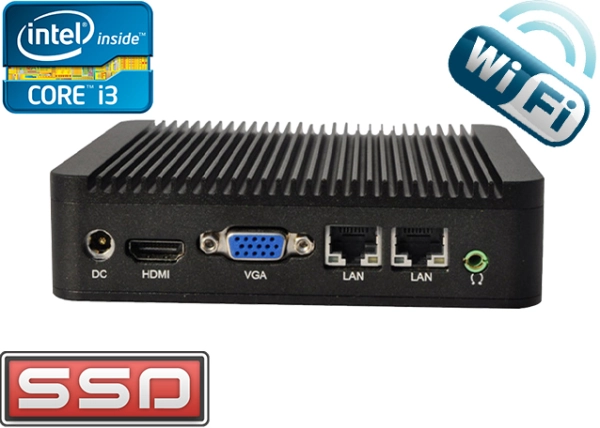 Komputer Przemysłowy Fanless MiniPC mBOX Nuc Q210S-02 v.6