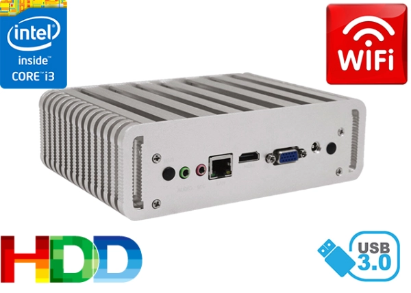 Industrial Computer Fanless Mini PC IBOX-Nano-4010U v.2