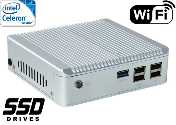 Industrial Computer Fanless MiniPC Nuc IBOX-Nano-J1900-N7 v.3