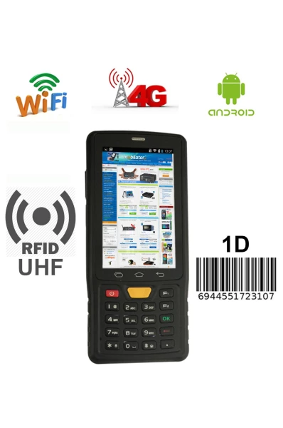 Przemysłowy kolektor danych Senter ST908W-1D(Laser MOTO) + RFID UHF