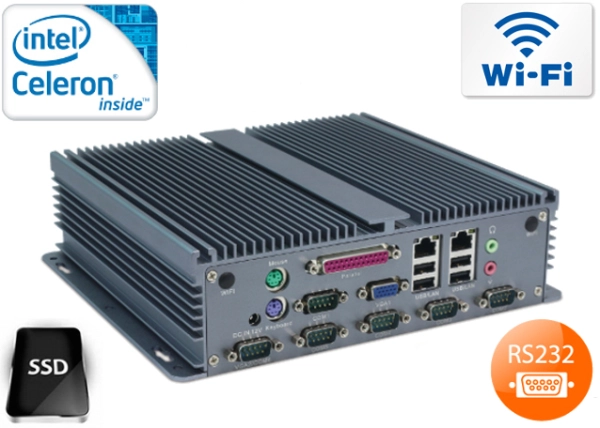 Przemysłowy Komputer Fanless MiniPC IBOX-206(1037UL2) v.2