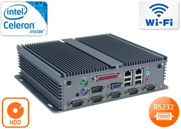 Przemysłowy Komputer Fanless MiniPC IBOX-206(1037UL2) v.3