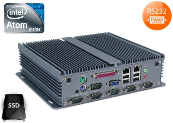 Przemysłowy Komputer Fanless MiniPC IBOX-206(D2550) v.1