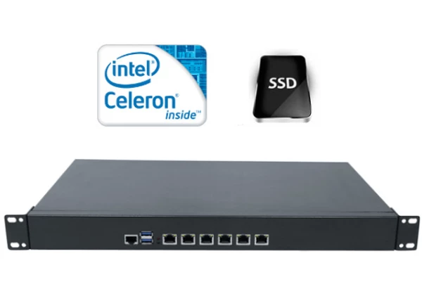 Przemysłowy Komputer Fanless MiniPC IBOX-NS-1U6L v.1