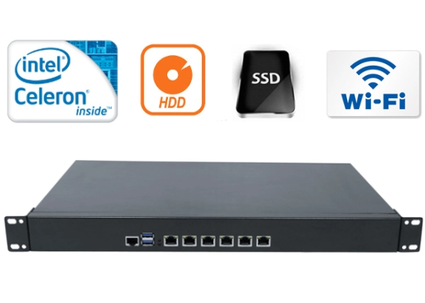 Industrial Computer Fanless MiniPC Nuc IBOX-NS-1U6L v.4