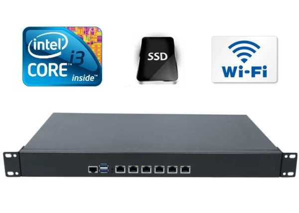 Przemysłowy Komputer Fanless MiniPC IBOX-NS-1U8L i3 v.1