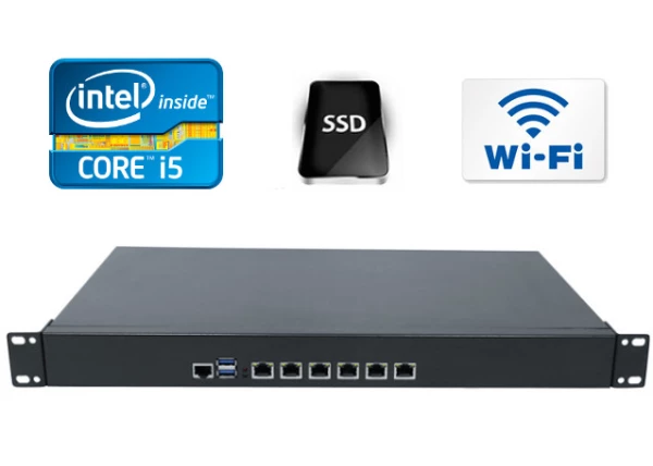 Przemysłowy Komputer Fanless MiniPC IBOX-NS-1U8L i5 v.5