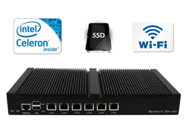 Przemysłowy Komputer Fanless MiniPC IBOX-NS-FL6L v.6