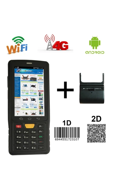  Industrial Collector Senter ST908W-2D(Honeywell N6603) + Printer