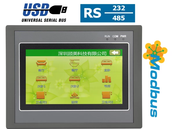 Panel HMI na linie produkcyjną