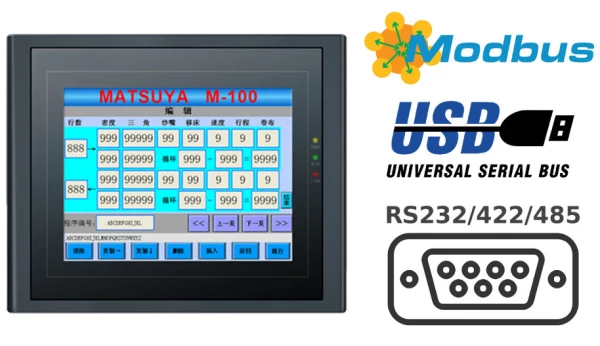 Dotykowy Panel Sterowniczy HMI MKS-102AE IP65 2xCOM Port