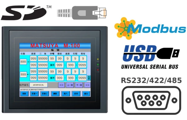 Panel Sterowniczy HMI MKS-102AS IP65 2xCOM Port + Ethernet + SD