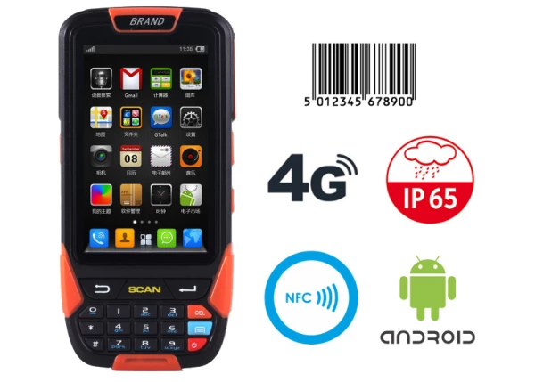 Rugged data collector MobiPad A80NS 1D Laser + NFC