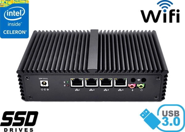 Komputer Przemysłowy Fanless MiniPC mBOX Nuc Q310G4 v.3