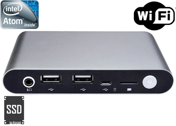 Komputer Przemysłowy Fanless MiniPC mBOX-Q110 Z3735F v.2