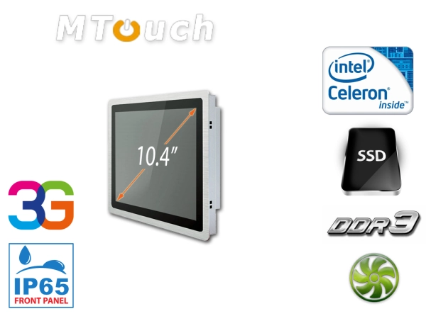 Operator Panel Industrial MobiBOX IP65 Capcitive 1037U 10.4 3G v.3