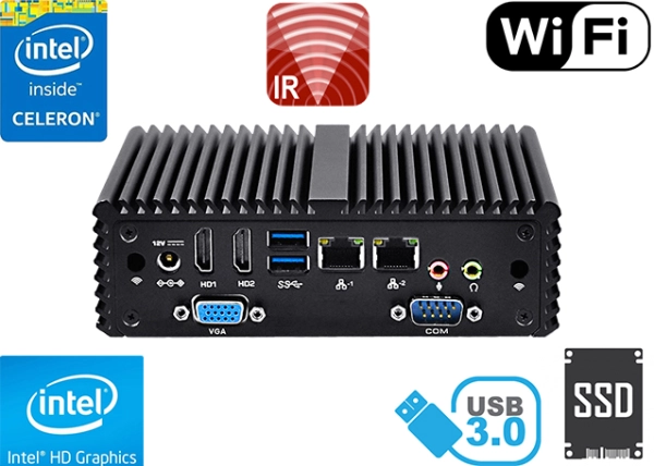 Komputer Przemysłowy Fanless MiniPC mBOX Nuc Q150P v.2