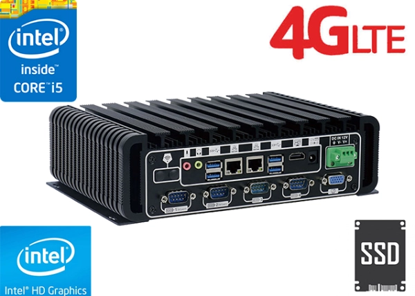 Computer Industrial Fanless MiniPC IBOX-620i5U v.1.1