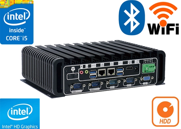 Computer Industrial Fanless MiniPC IBOX-620i5U v.2