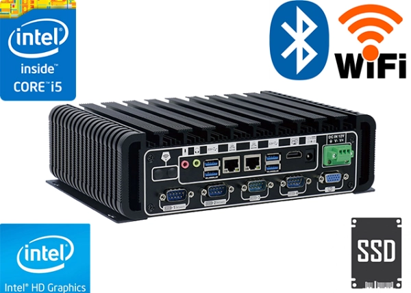 Computer Industrial Fanless MiniPC IBOX-620i5U v.5
