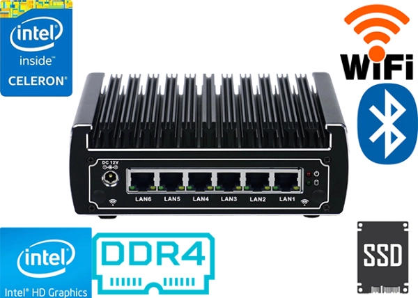 Przemysłowy Komputer Fanless MiniPC IBOX-513NA v.1