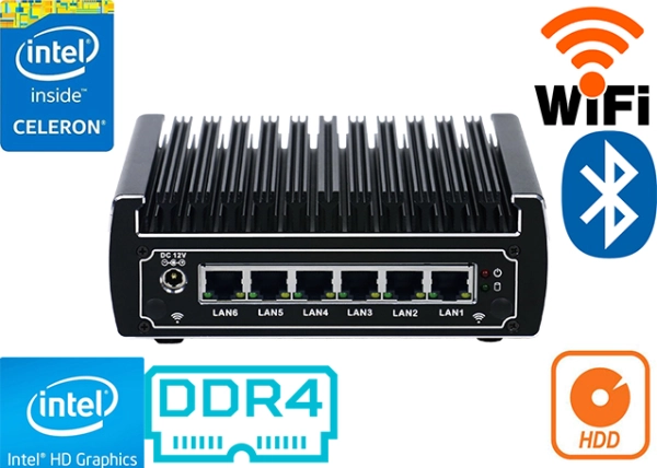 Przemysłowy Komputer Fanless MiniPC IBOX-513NA v.2