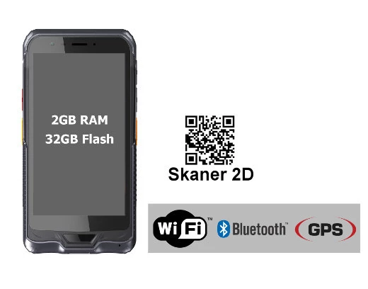  Rugged waterproof industrial data collector Emdoor I62H 2D Scanner