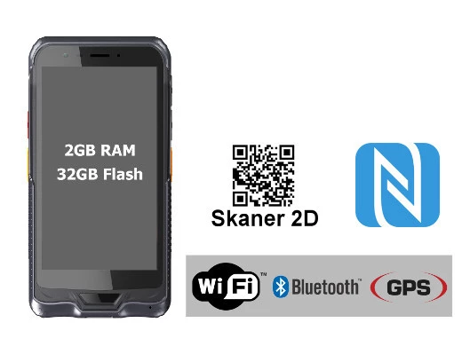  Rugged waterproof industrial data collector Emdoor I62H 2D Scanner + NFC