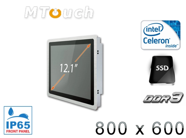 Operator Panel Industrial MobiBOX Fanless IP65 J1900 800x600 12 v.1