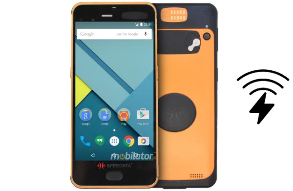 Rugged waterproof industrial data collector Speedata KT55 + Wireless charging