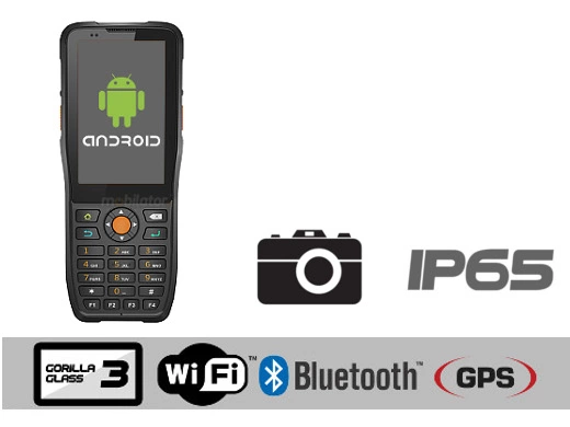 Rugged Waterproof Industrial Data Collector MobiPad MP-HTK38n v.0.0