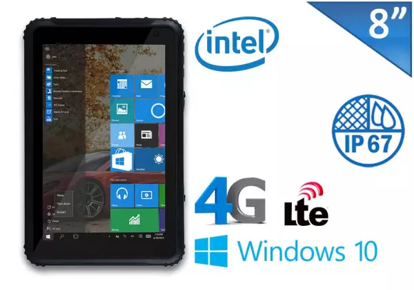 Odporny na UPADKI tablet przemysłowy Emdoor I88H Standard + 4G