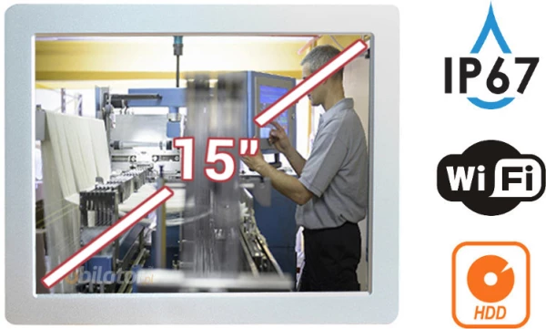 Wodoodporny panel sterujący z ekranem