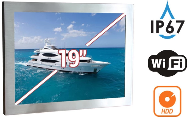 Przemysłowy komputer ekranowy odporny na wstrząsy