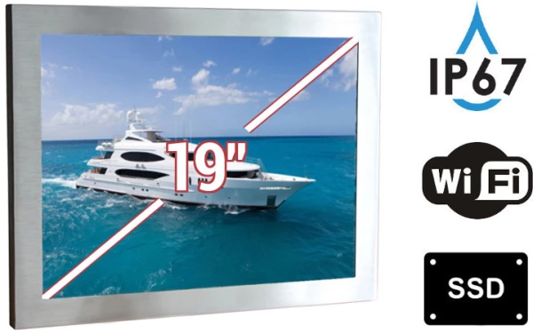 Metalowy komputer dotykowy odporny na kurz