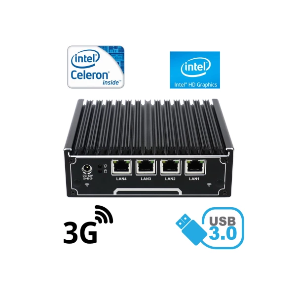 Wzmocniony mini Komputer Przemysłowy Fanless MiniPC IBOX-NM21 v.5