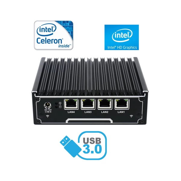 Wzmocniony mini Komputer Przemysłowy Fanless MiniPC IBOX-NM21 Barebone