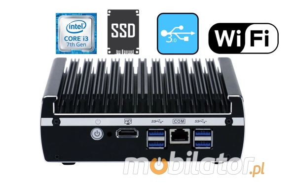 Rugged Mini Industrial Computer Fanless MiniPC IBOX-NM31B WiFi v.1