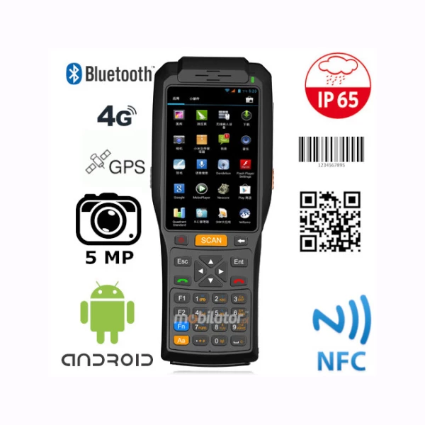 Industrial Data Collector MobiPad Z3506CK NFC RFID 2D v.3