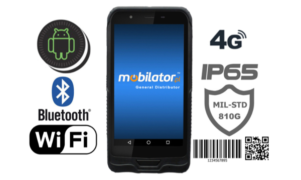  Strengthened Mobile Terminal with 2D scanner, holder and docking station - Emdoor EM-T62 v.7