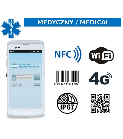  Medical industrial Data Collector MobiPad Cruise 2D  Android 7.1 v.3