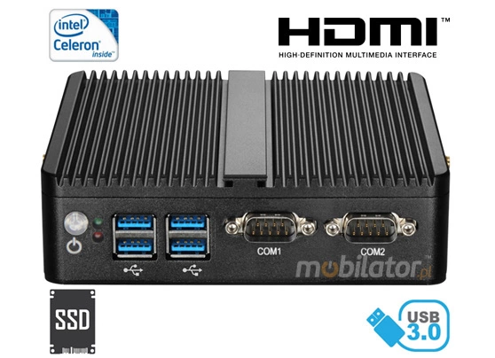 Computer Industry Fanless MiniPC yBOX GX30 - 3805U v.4