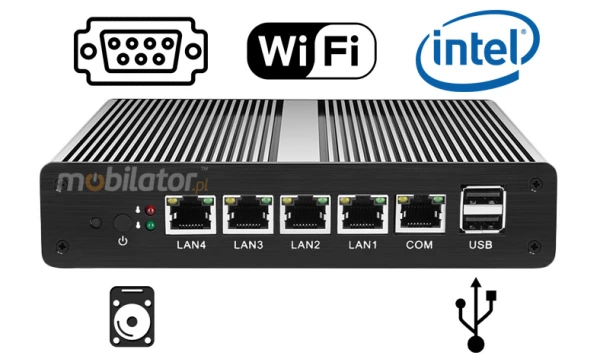 Computer Industry Fanless MiniPC  MiniPC yBOX X34 - J1800 v.3