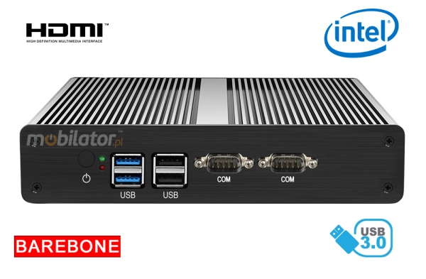 Computer Industry Fanless MiniPC  MiniPC yBOX - X34 J1800 Barebone