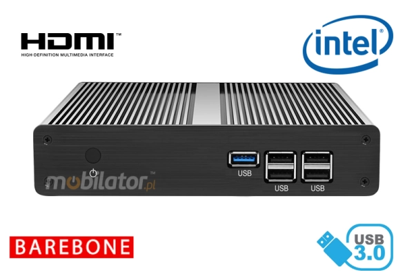 Computer Industry Fanless MiniPC  MiniPC yBOX - X34 i5 4210U Barebone