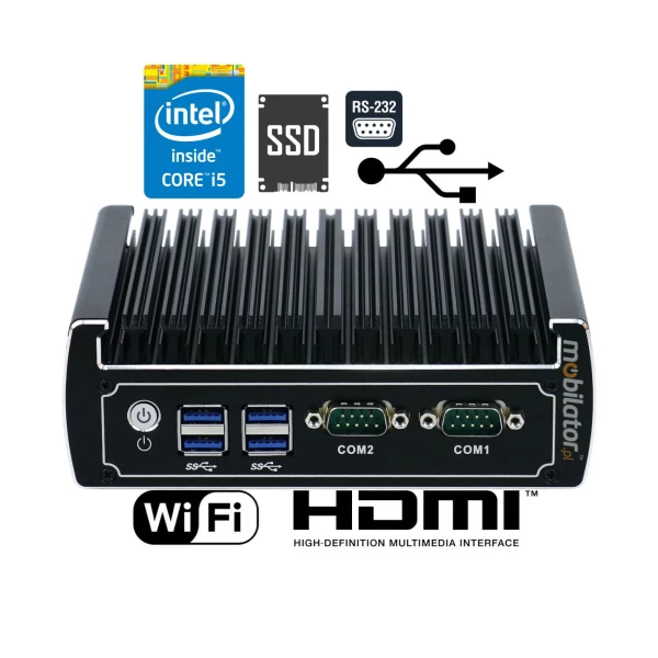 Efficient industrial mini computer with Intel i5 Core - IBOX-501 N15 i5-6200U v.3