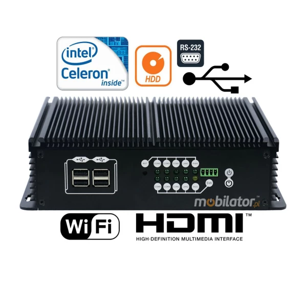 Wzmocniony komputer przemysłowy do automatyki