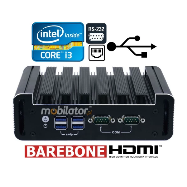 Mały wzmocniony przemysłowy komputer 