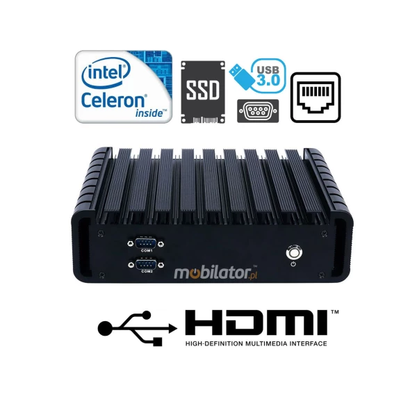 Industrial durable mini computer IBOX-603 3855U v.1